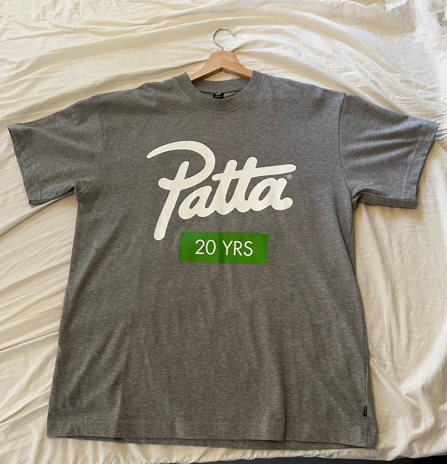 Patta 20 years T-shirt (maat L), Ophalen of Verzenden, Nieuw, Maat 52/54 (L), Grijs
