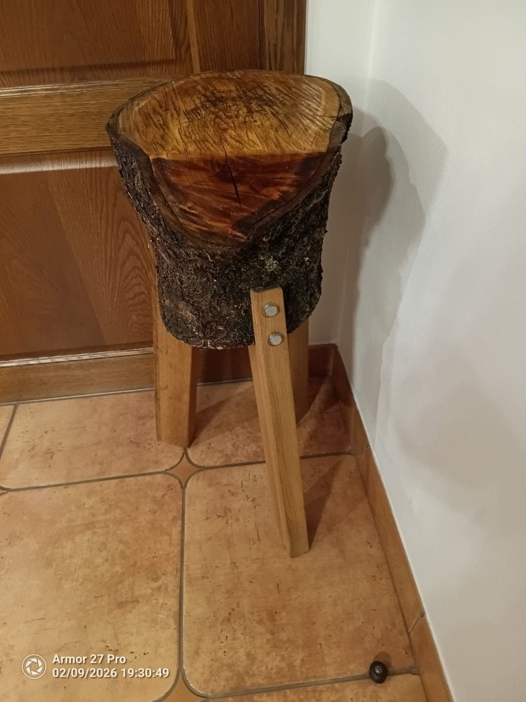 hakblok / kloofblok / bijzettafel / nagelblok ( kerselaar ), Ophalen