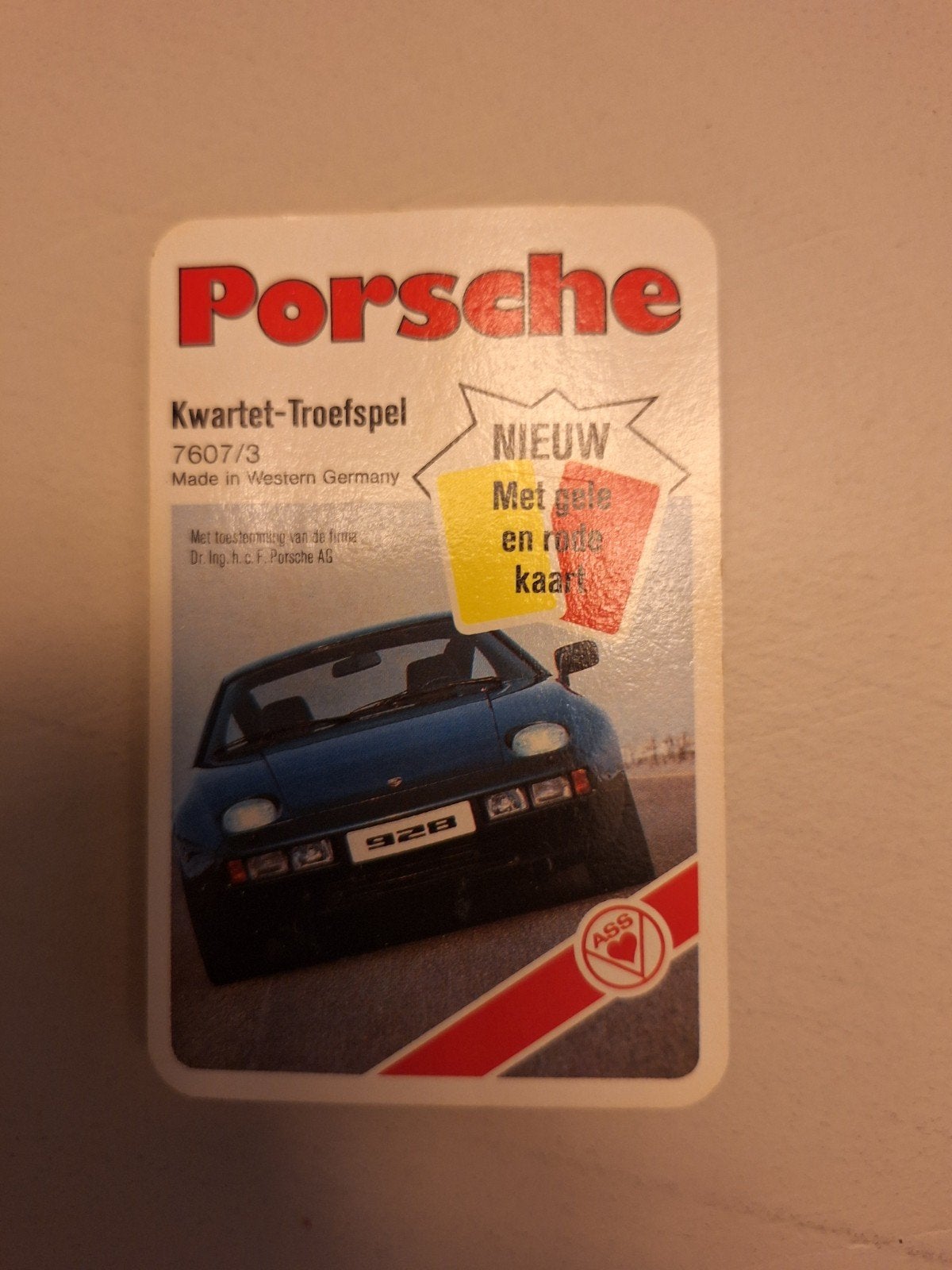 Porsche Kwartet-Troefspel - Nieuwstaat, Ophalen of Verzenden