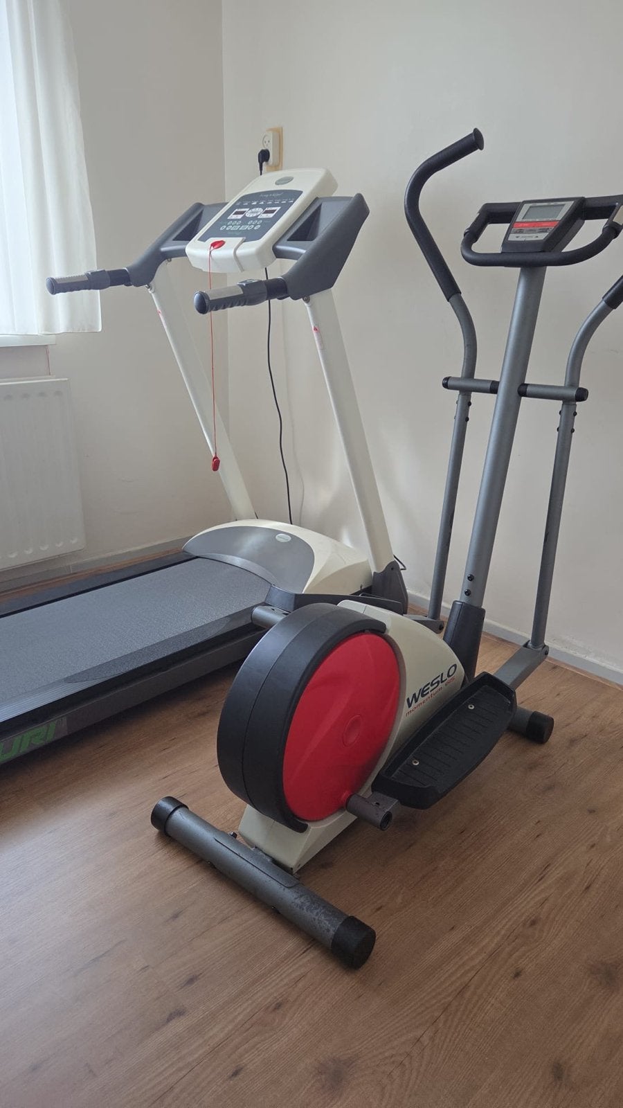 Loopband (Tunturi) en fiets (Weslo) te koop - Zo goed als ni, Ophalen of Verzenden, Zo goed als nieuw, Metaal, Loopband