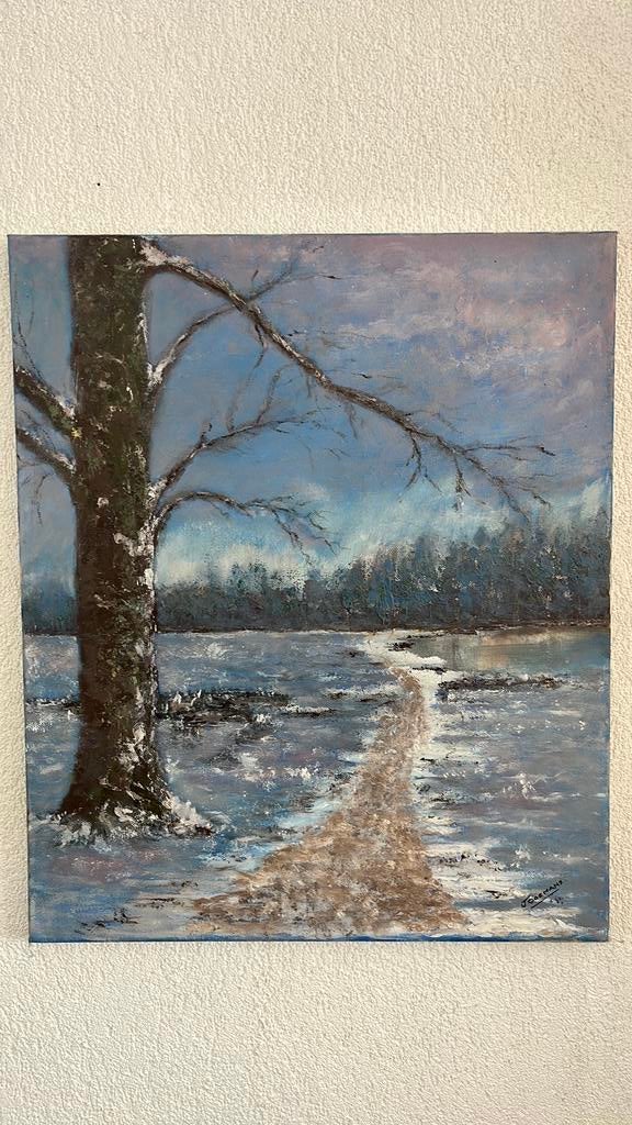 Winters landschap J Coemans, Ophalen