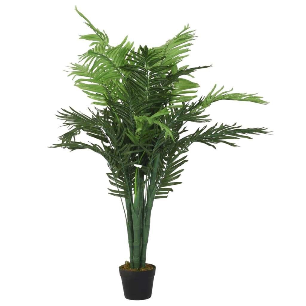 Kunstplant kamerplant palmboom 120 cm groen GRATIS BEZORGD!, Groen, Verzenden, Met pot of vaas, Kunstplant