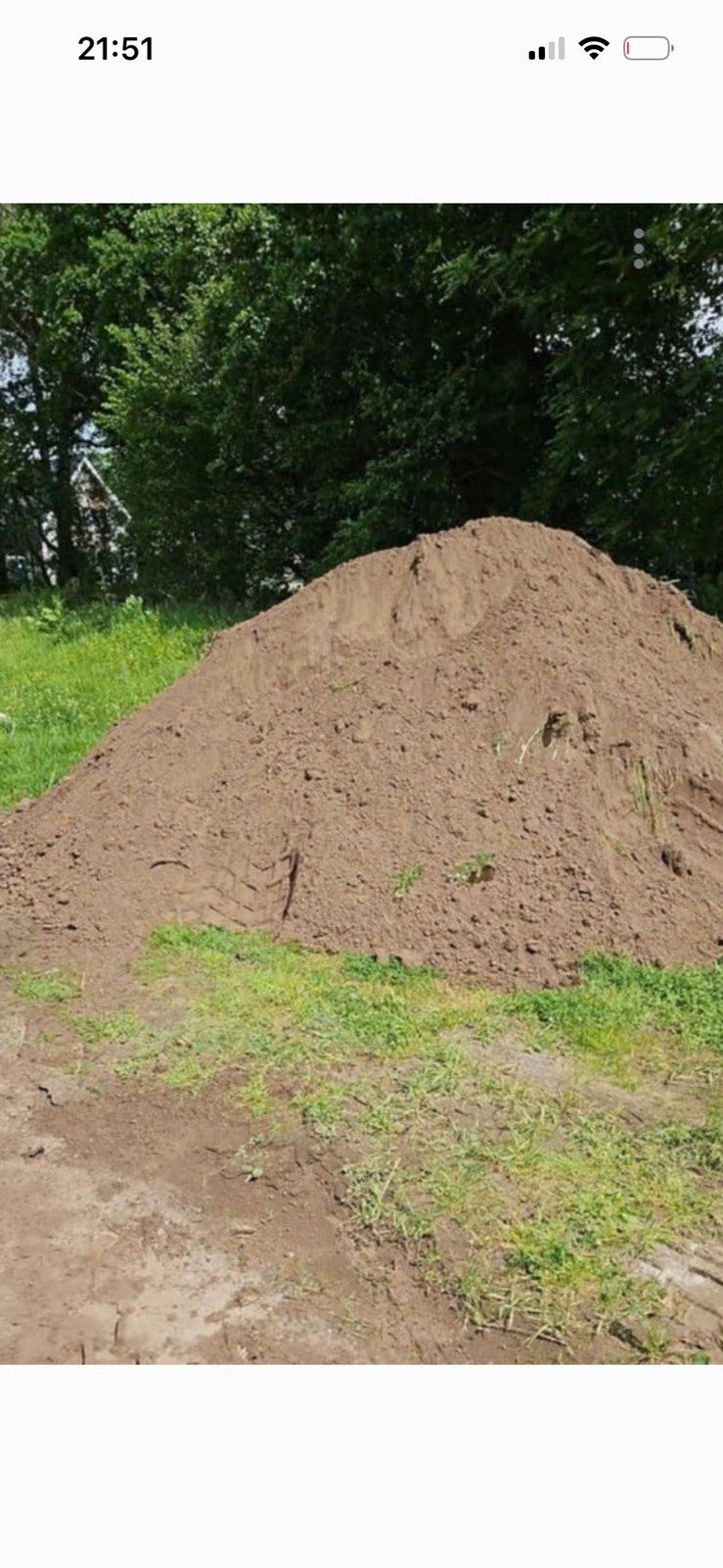 Gratis grond (kraan aanwezig), Ophalen