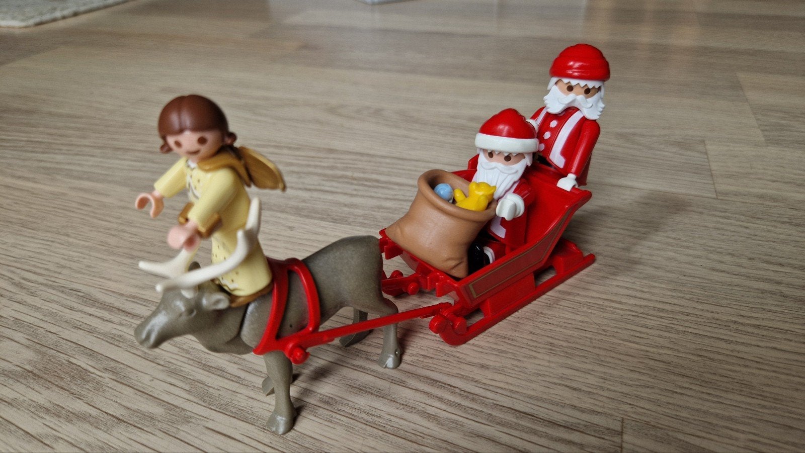 Playmobil Kerstman met slee en rendier, Ophalen of Verzenden, Gebruikt, Jongen of Meisje