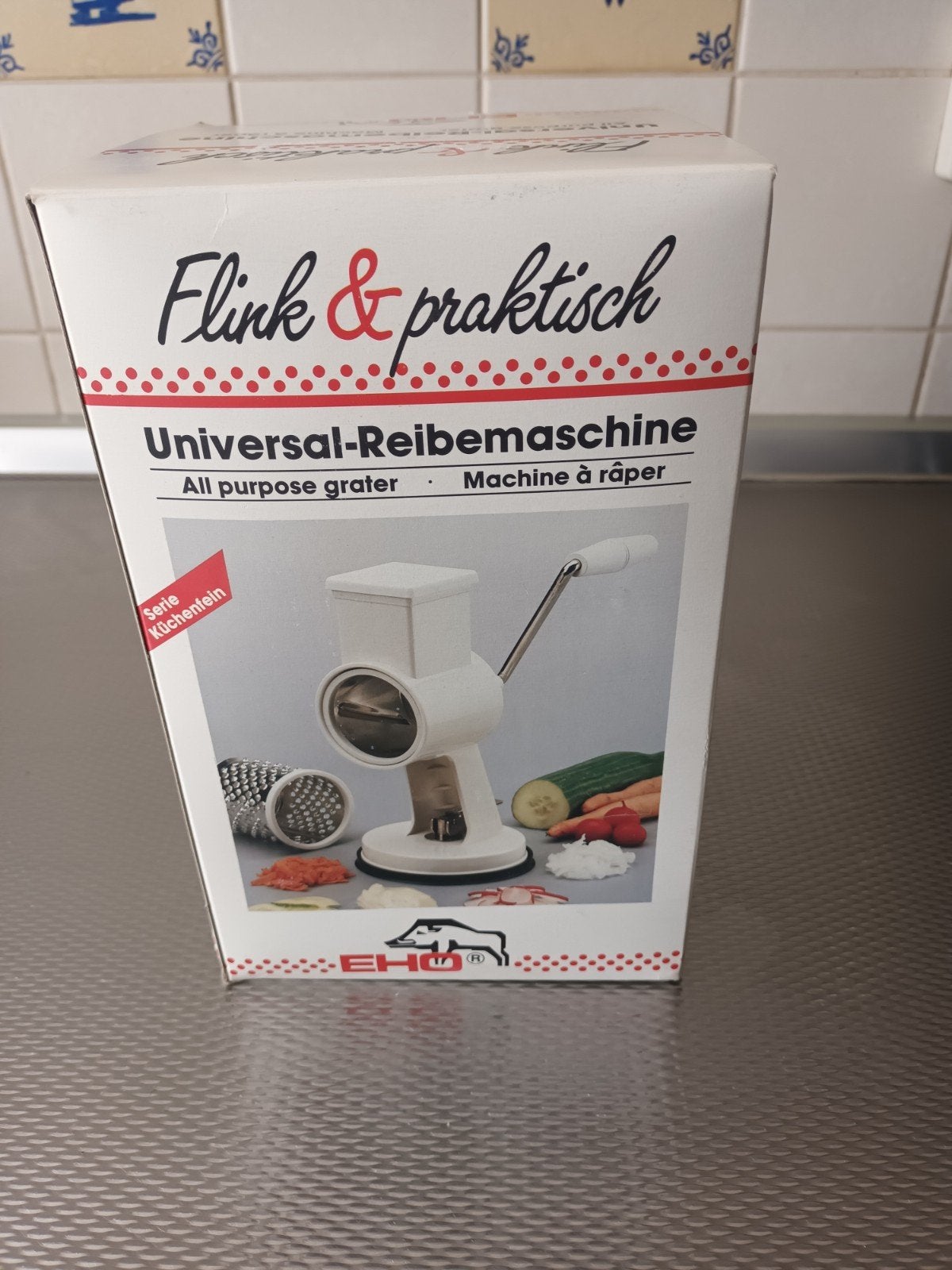 Nieuwe EHO handrasp machine met 4 trommels en zuignap, Ophalen of Verzenden
