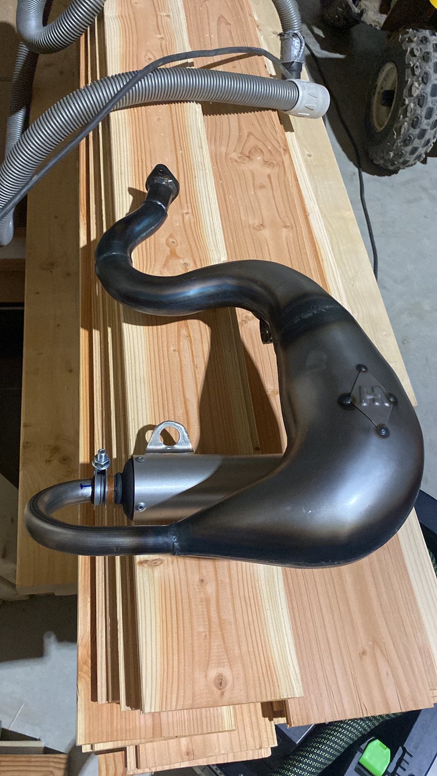 Van hasselt uitlaat voor een suzuki LT80, Motoren, Ophalen of Verzenden, Nieuw