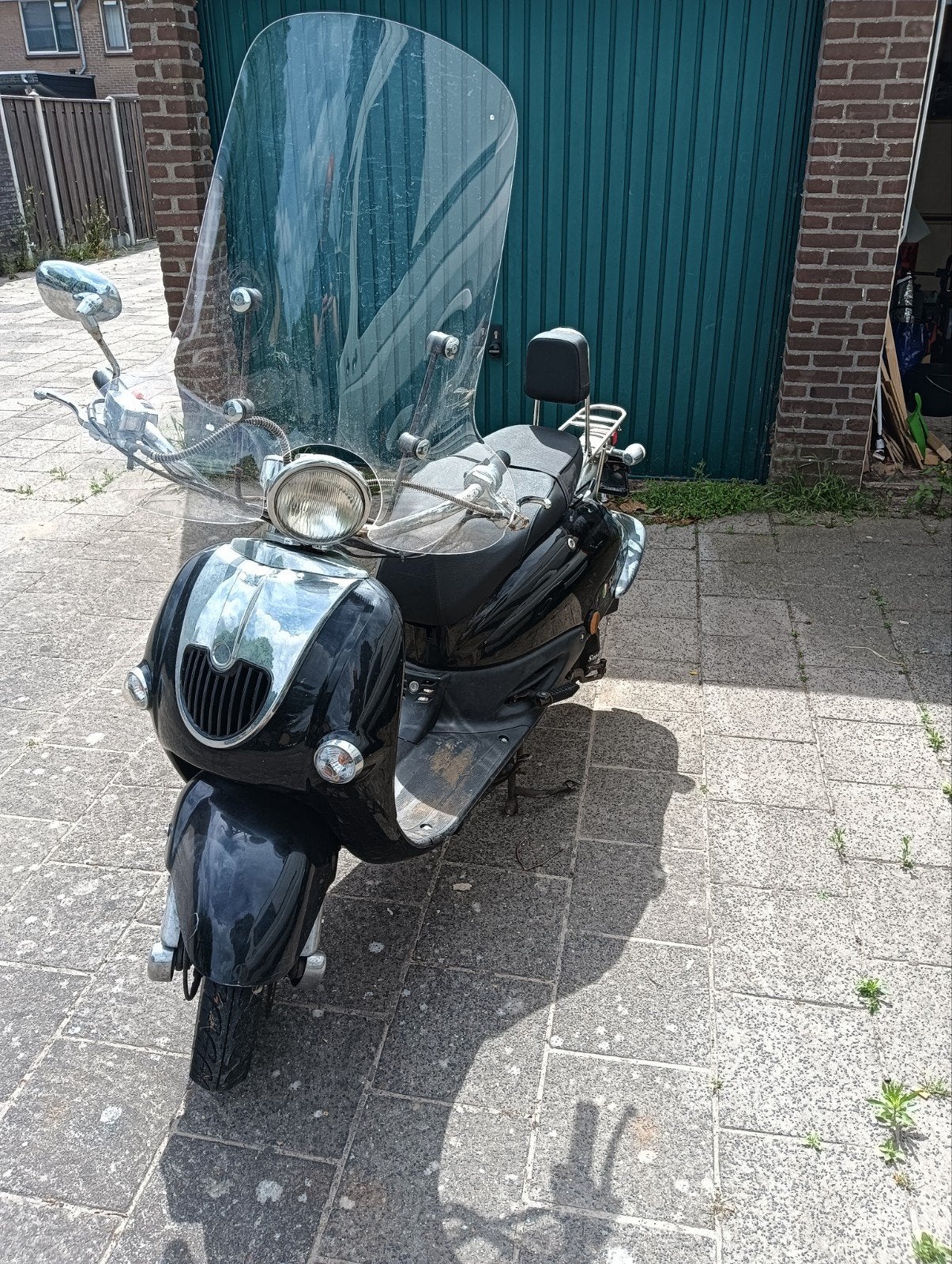 senzo retro scooter, Ophalen, Gebruikt, Benzine, Overige merken