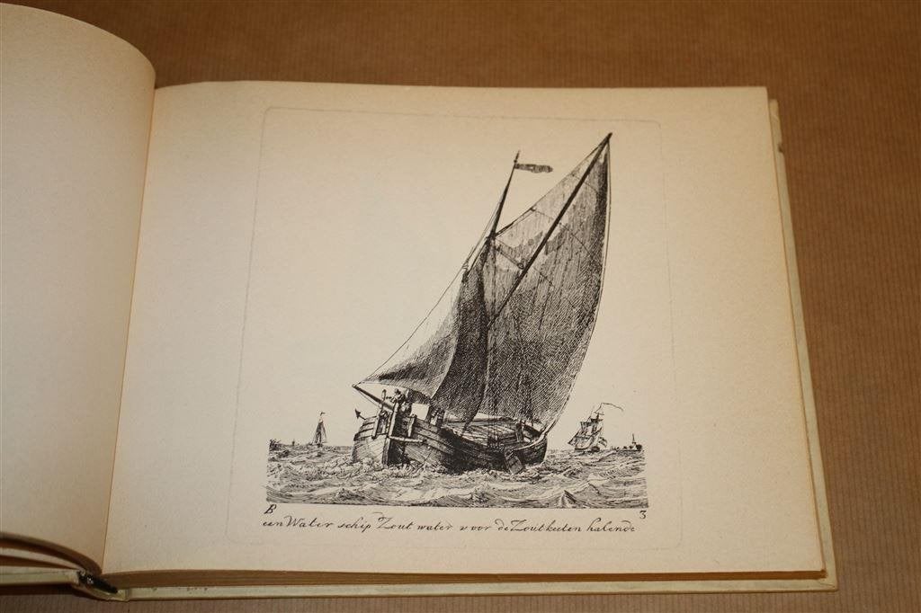 Verzameling 84 Hollandse schepen. Facsimile van 1789., Ophalen of Verzenden, Gelezen