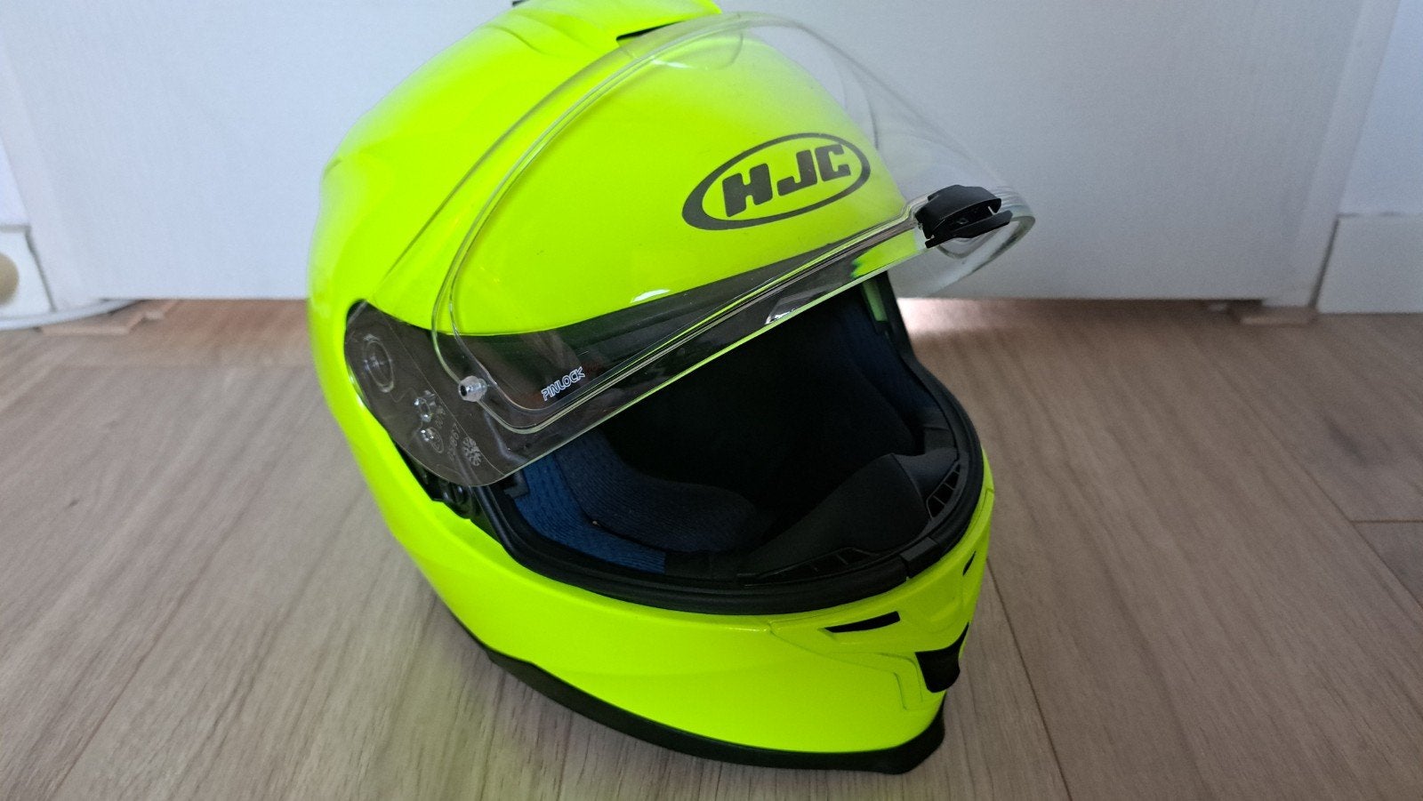 HJC IS-17 Integraalhelm motorhelm helm Neon Geel Maat XS, XS, Dames, HJC, Ophalen of Verzenden