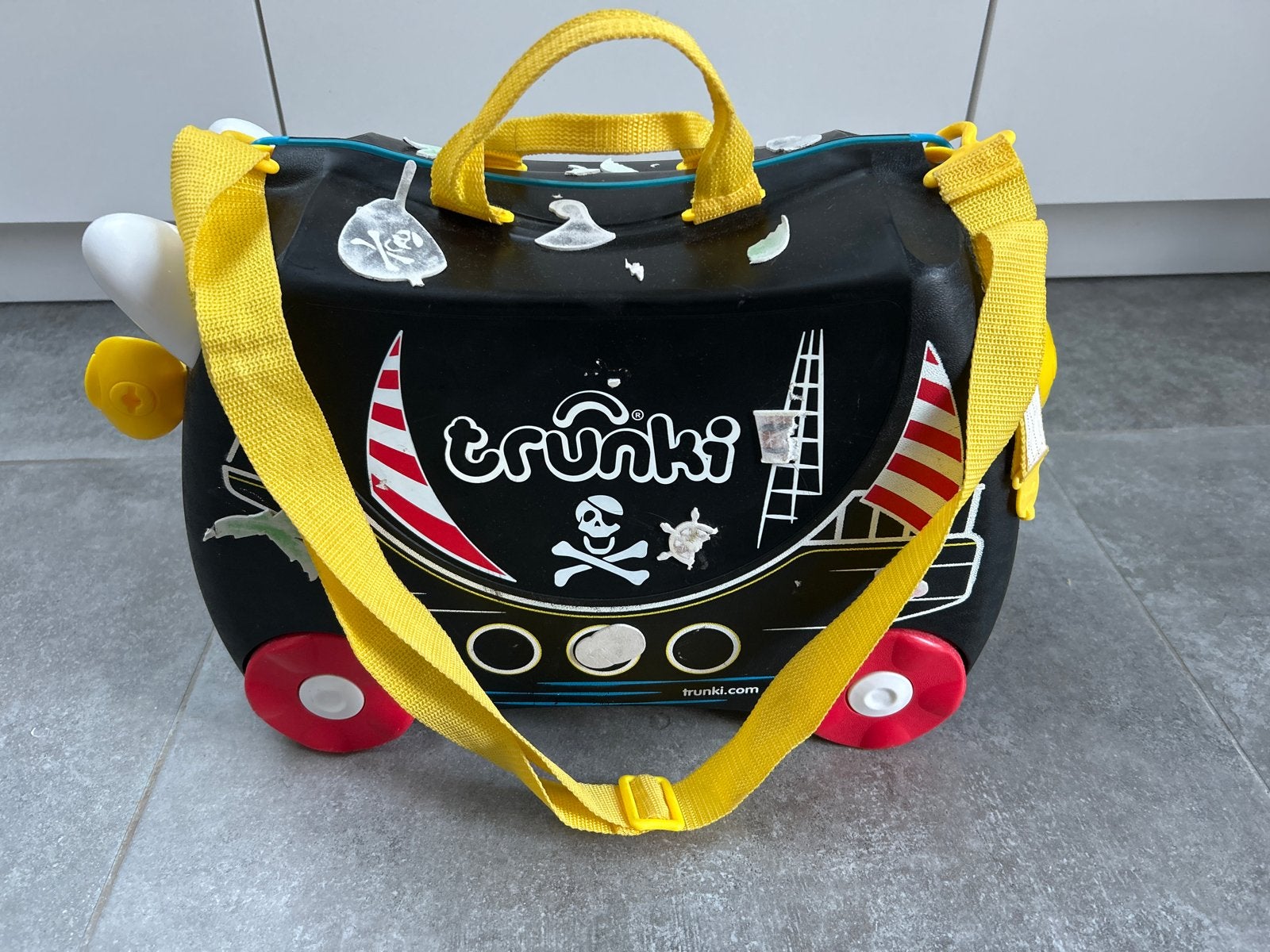 Trunki kinder koffer piraten design, Ophalen of Verzenden, Gebruikt