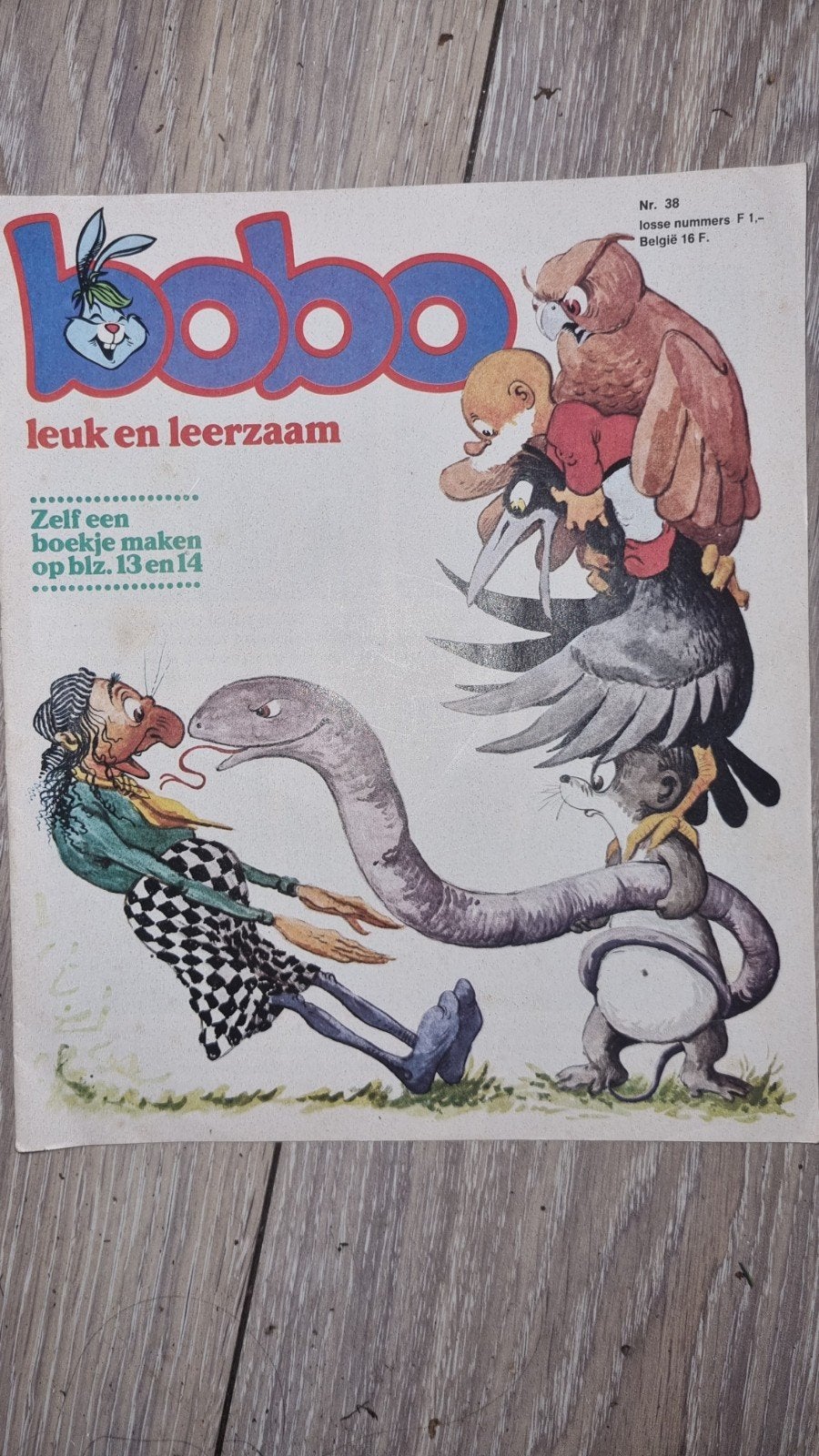 Bobo Tijdschrift Nr. 38 - paulus de boskabouter Leuk en Leer, Ophalen of Verzenden, Gelezen, Onbekend