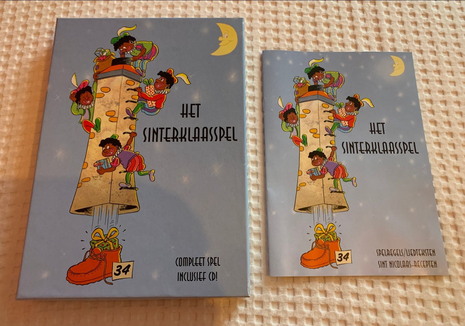 Het Sinterklaasspel - Compleet met CD en extra spel, Drie of vier spelers, Ophalen of Verzenden, Gebruikt