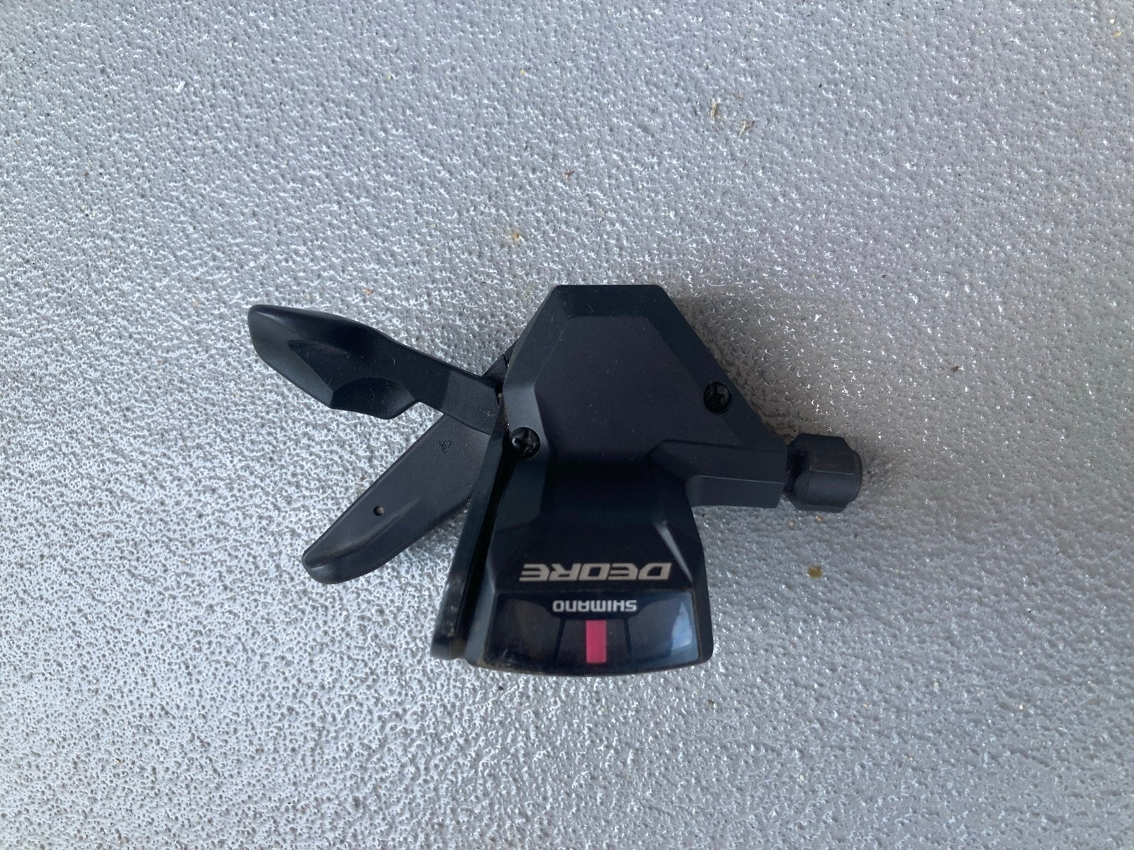 Shimano Deore Shifter 3 speed, Gebruikt, Kunststof, Ophalen of Verzenden, Derailleur of Ketting