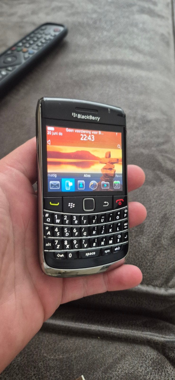 BlackBerry Bold 9700 met hoesje - Voor de verzamelaar, Gebruikt, Zwart, 3 tot 6 megapixel, Ophalen of Verzenden
