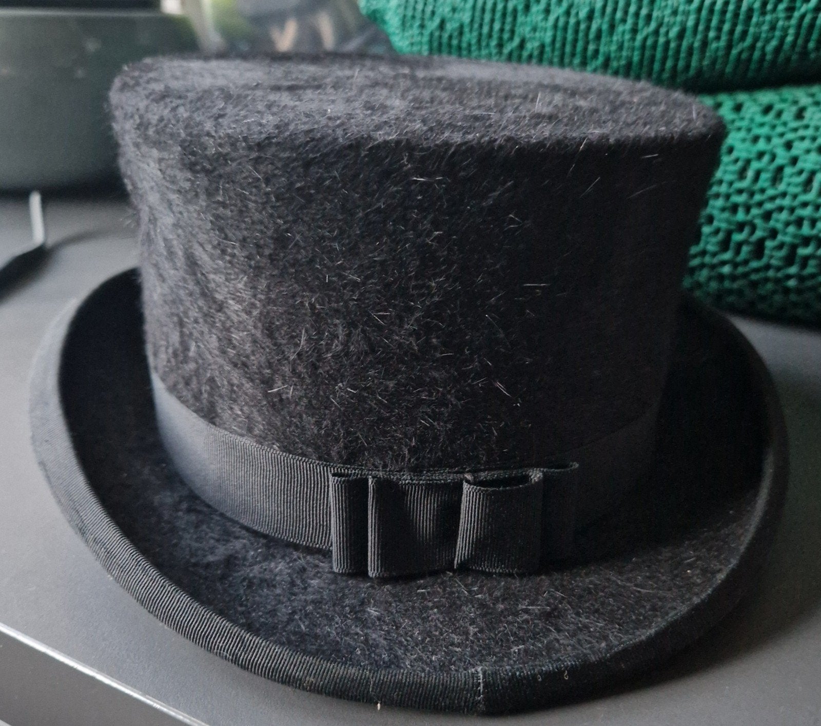 Prachtige, zwarte hoed van Christy's London!, 56 of 57 cm (M, 7 of 7⅛ inch), Hoed, Ophalen of Verzenden, Zo goed als nieuw