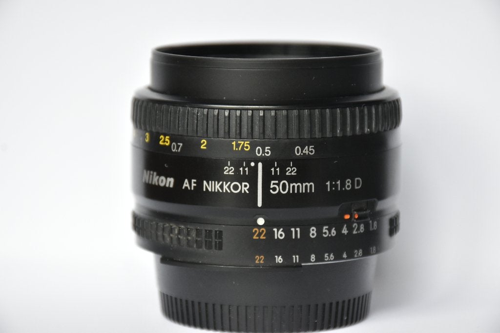 Nikon AF Nikkor 50mm f/1.8D, Audio, Tv en Foto, Fotografie | Lenzen en Objectieven, Ophalen of Verzenden, Zo goed als nieuw, Standaardlens