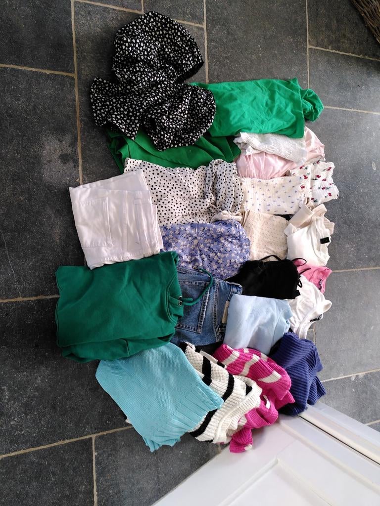 Meiden/dames kleding pakket XS/S 24 stuks, Ophalen of Verzenden, Gedragen, Maat 34 (XS) of kleiner