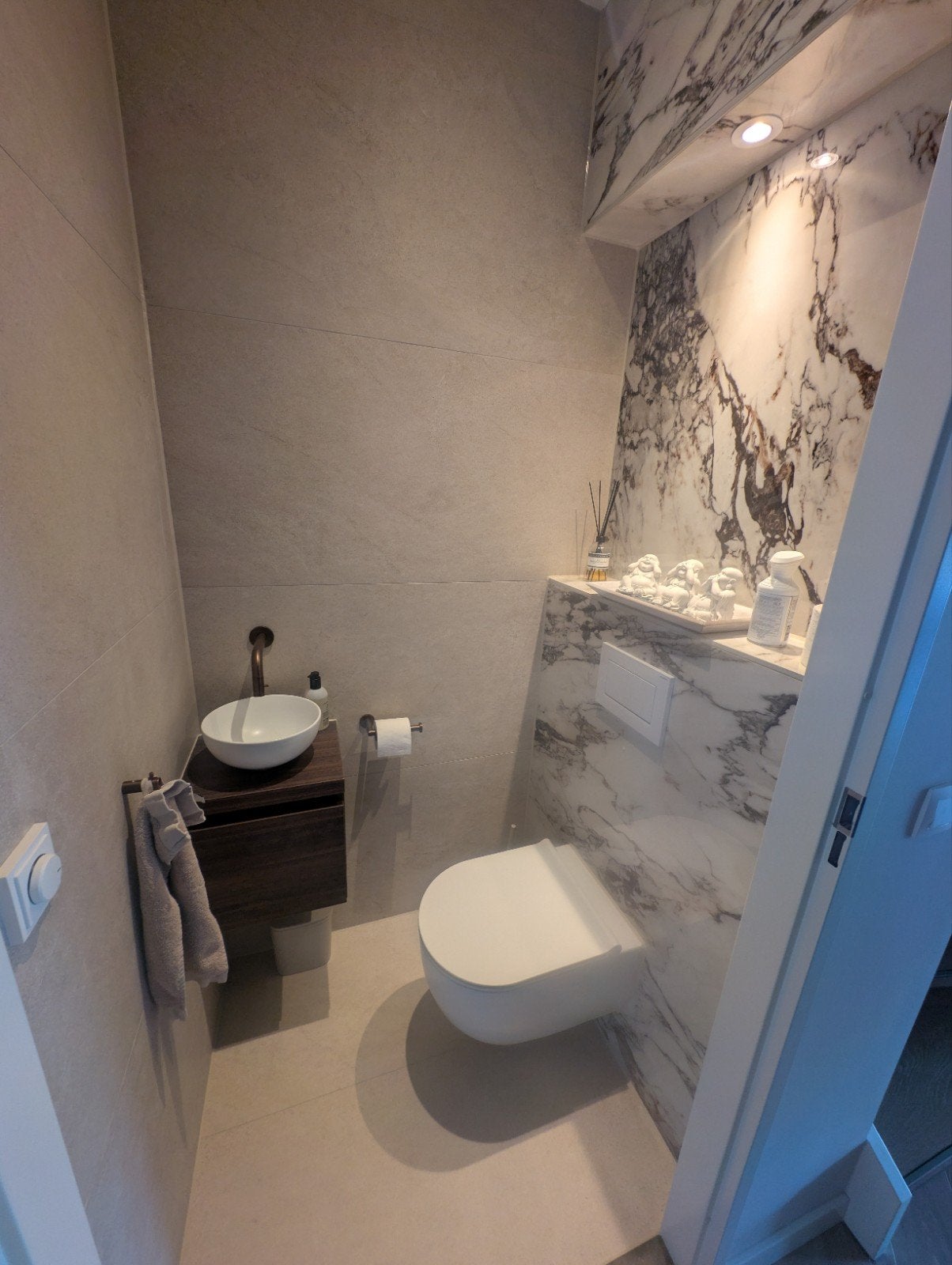 Luxe Marmerlook Keramische Tegels (7m2) - Nieuw in Doos, Ophalen, 60 cm of meer, Nieuw, 5 tot 10 m²