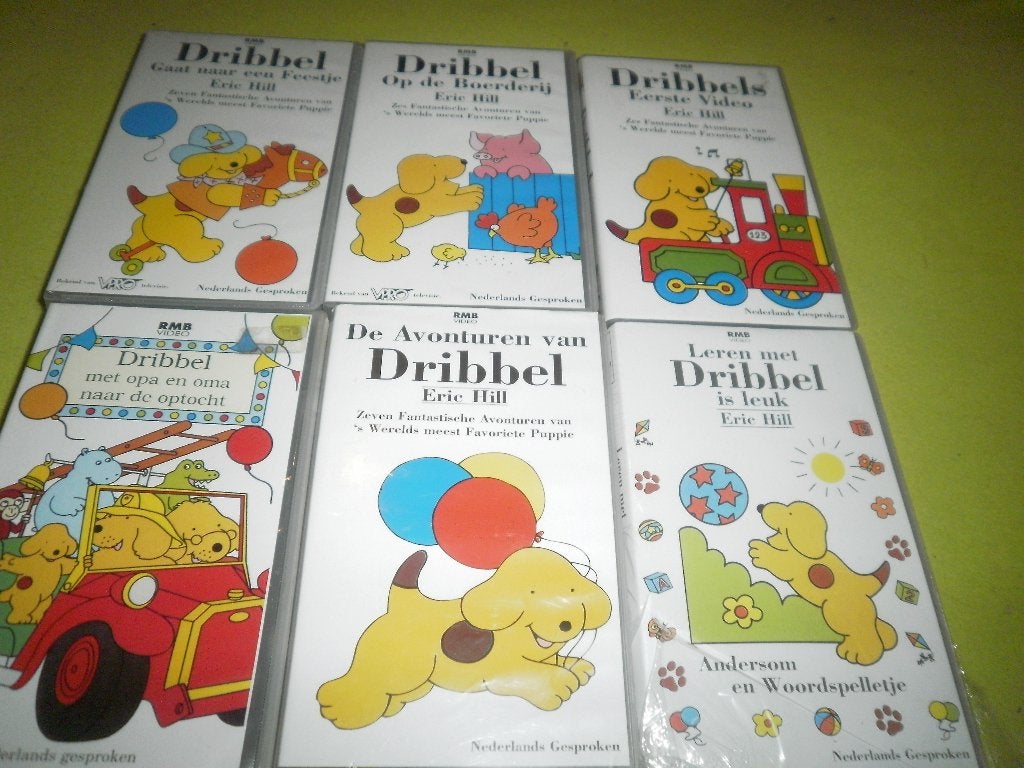 DRIBBEL'S DRUKKE JAAR! Leuke Tekenfilm Op VIDEO!, Tekenfilm, Verzenden, Alle leeftijden, Zo goed als nieuw