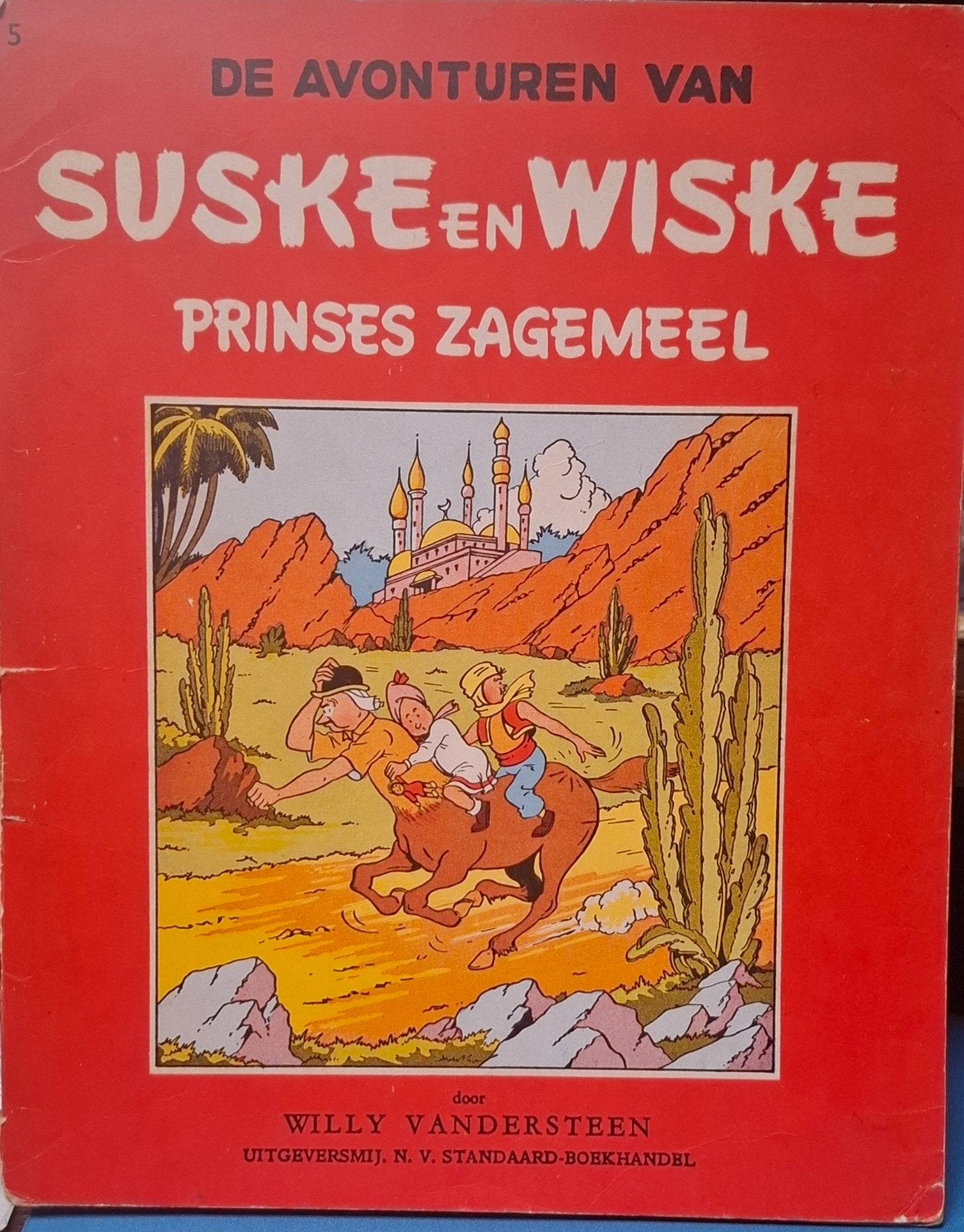 vintage Suske en Wiske: Prinses Zagemeel (Rode Reeks), Eén stripboek, Ophalen of Verzenden, Gelezen