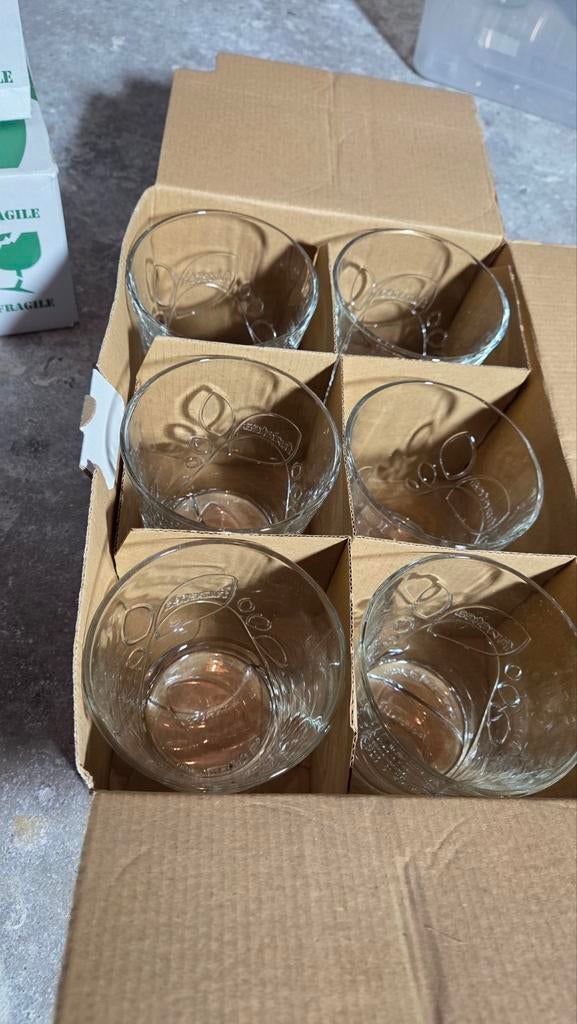 Fuzetea glazen 375ml - Set van 6, Ophalen of Verzenden