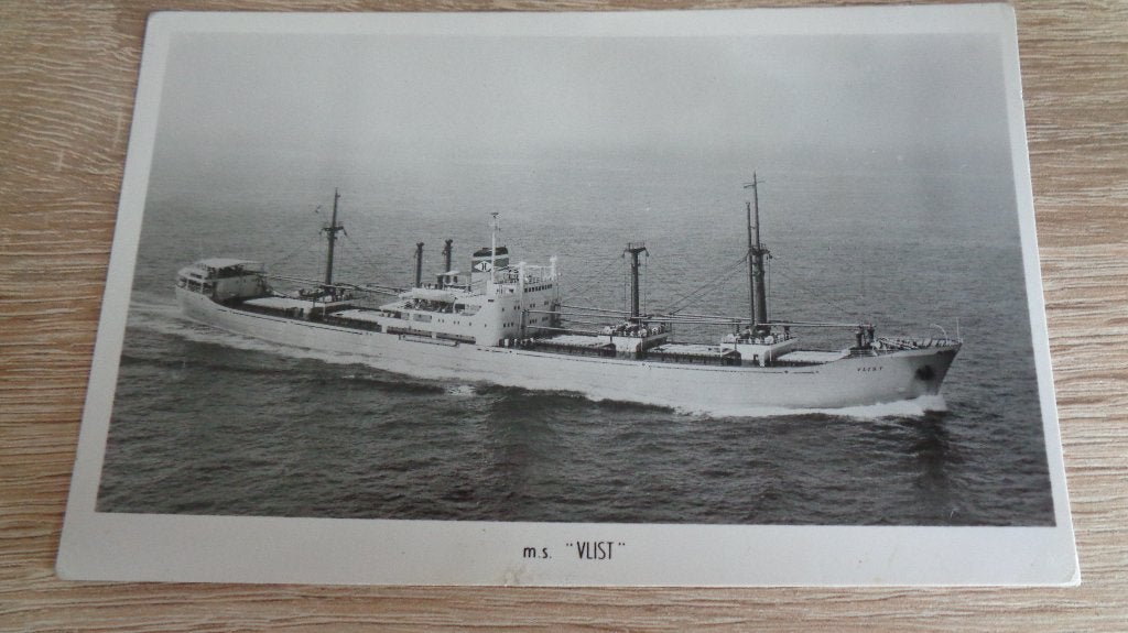 m.s. Vlist, Verzamelen, Verzenden, Zo goed als nieuw, Motorboot, Kaart, Foto of Prent