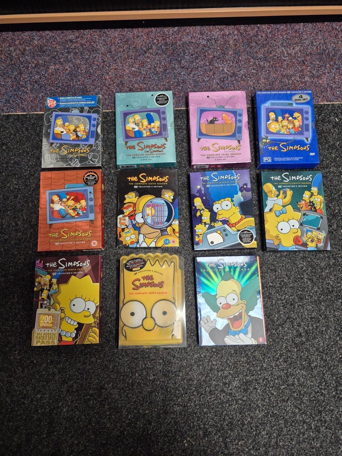 The Simpsons DVD Boxsets - Seizoenen 1 t/m 11, Ophalen, Speciale editie, Nederlands, Seizoen 3