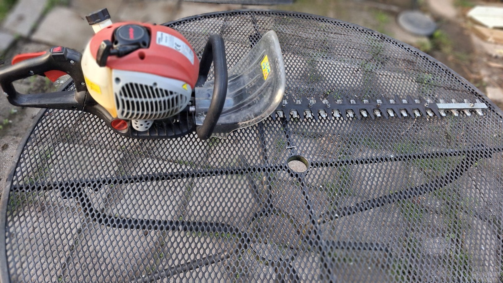 IKRA Mogatec BHSN 602 Benzine Heggenschaar, Ophalen, Zo goed als nieuw, Benzine, IKRA Mogatec