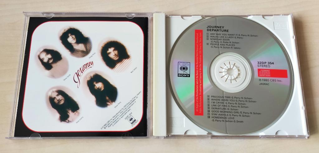 Journey - Departure CD 1980/1985 Japan, Cd's en Dvd's, Cd's | Rock, Ophalen of Verzenden, Gebruikt, Poprock