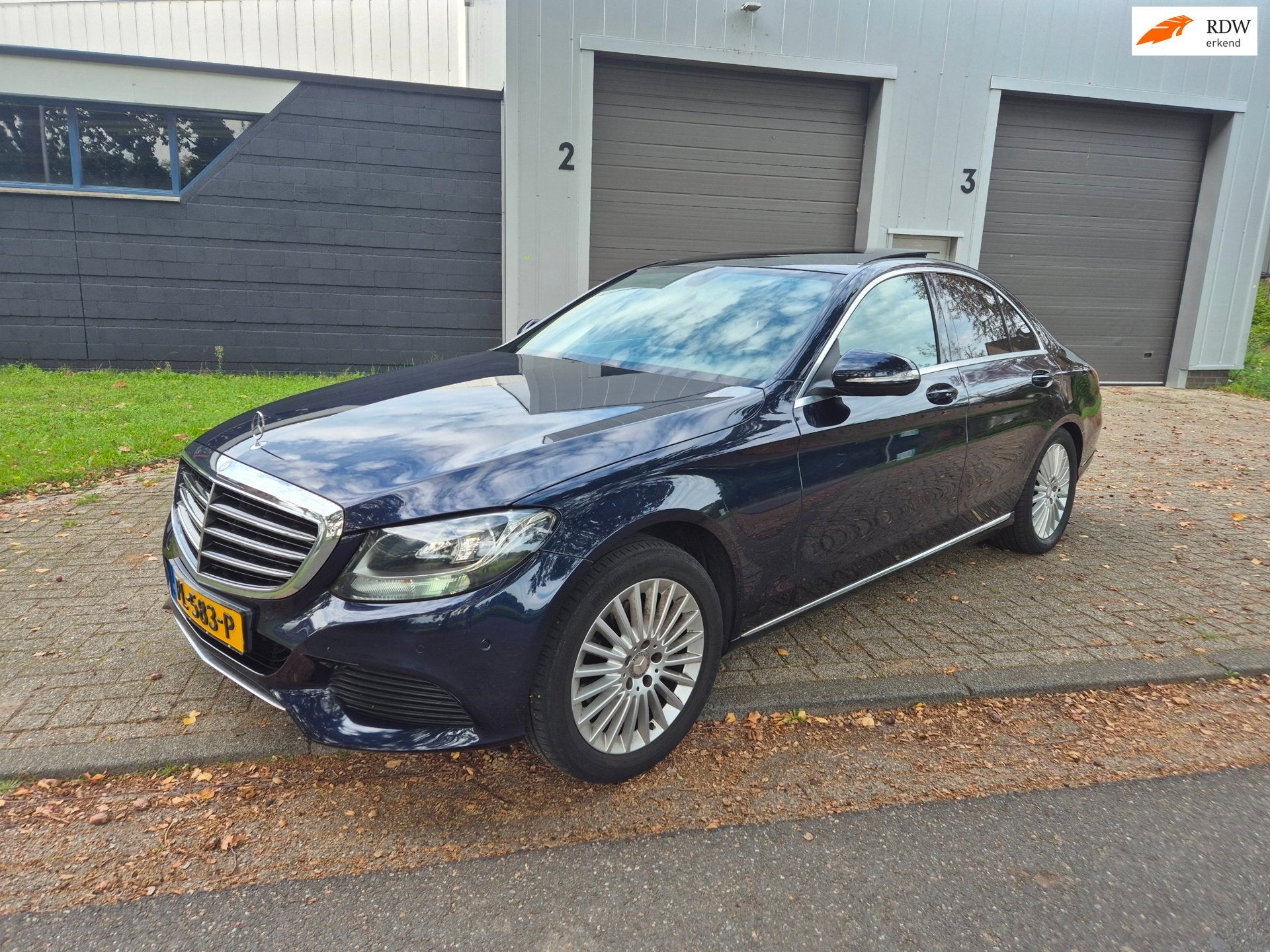 Mercedes-Benz C-klasse C220 CDI 220 Prestige PANORAMA LEER S, Auto's, Achterwielaandrijving, Euro 6, 4 cilinders, Blauw