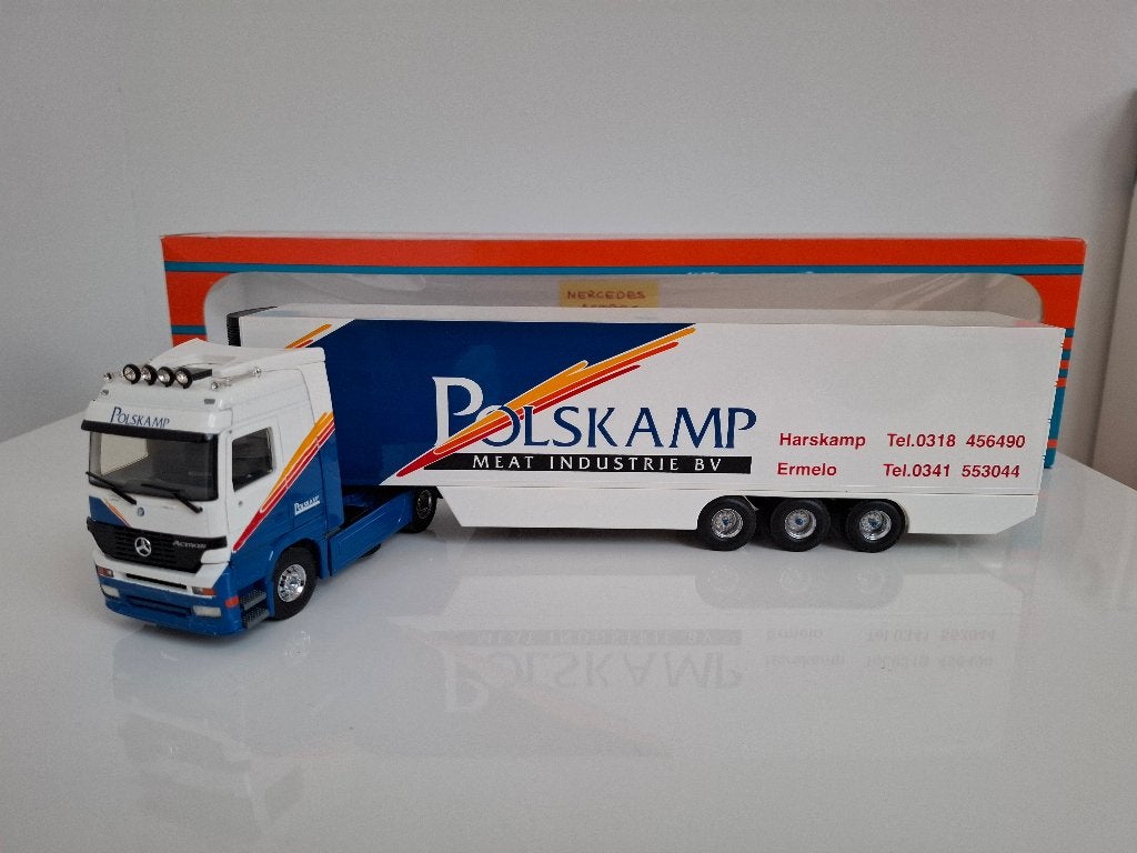 Mercedes Actros Mega Space, Polskamp, Tekno, Ophalen of Verzenden, Nieuw, Bus of Vrachtwagen, Tekno