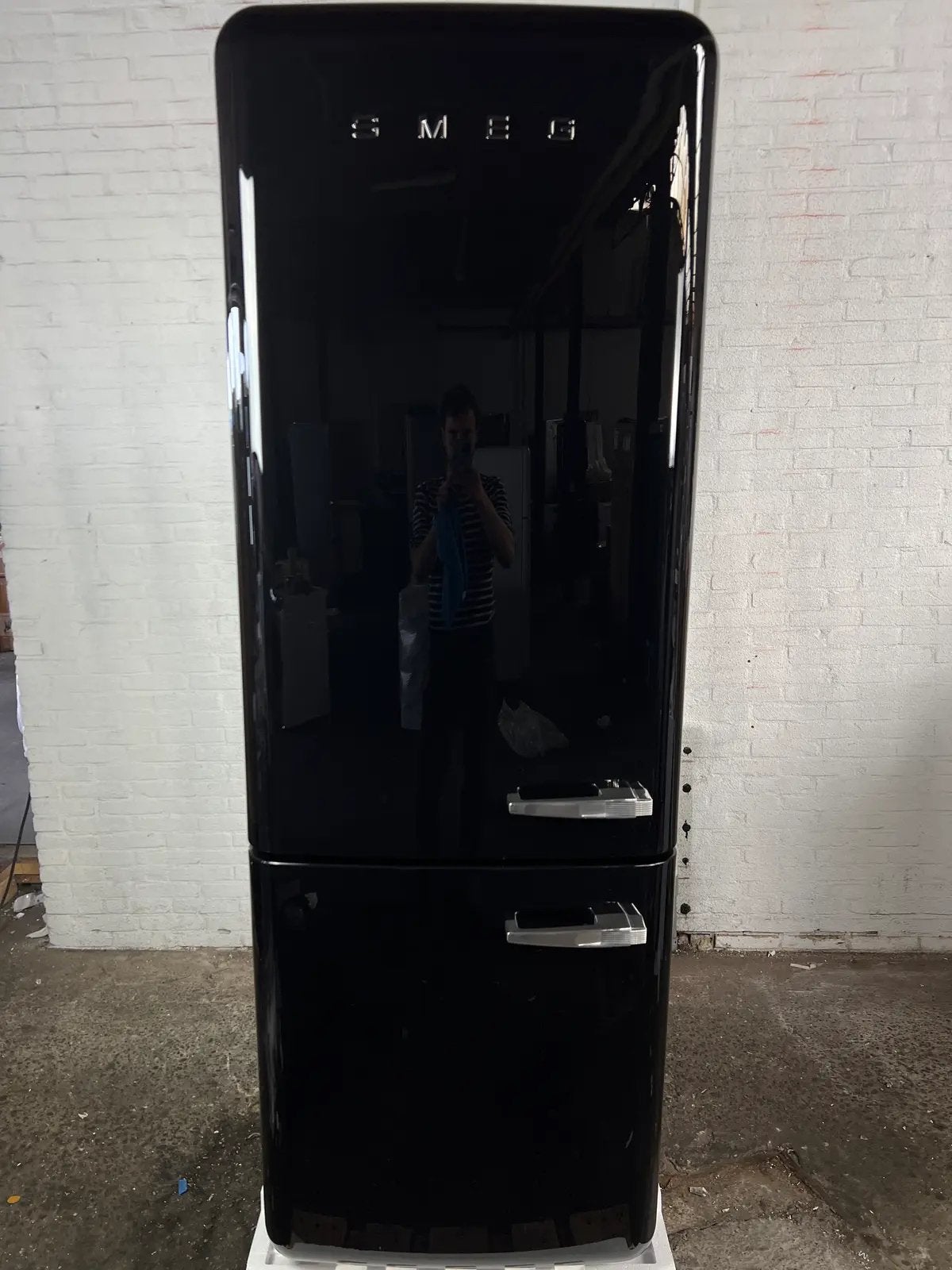 Nieuwe SMEG koelvriescombinatie RETRO, Ophalen, 200 liter of meer, 60 cm of meer, Met aparte vriezer