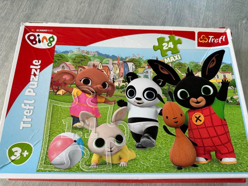 Bing Trefl Maxi Legpuzzel 24 stukjes - Zo goed als nieuw, Ophalen of Verzenden, 10 tot 50 stukjes, Zo goed als nieuw, 2 tot 4 jaar
