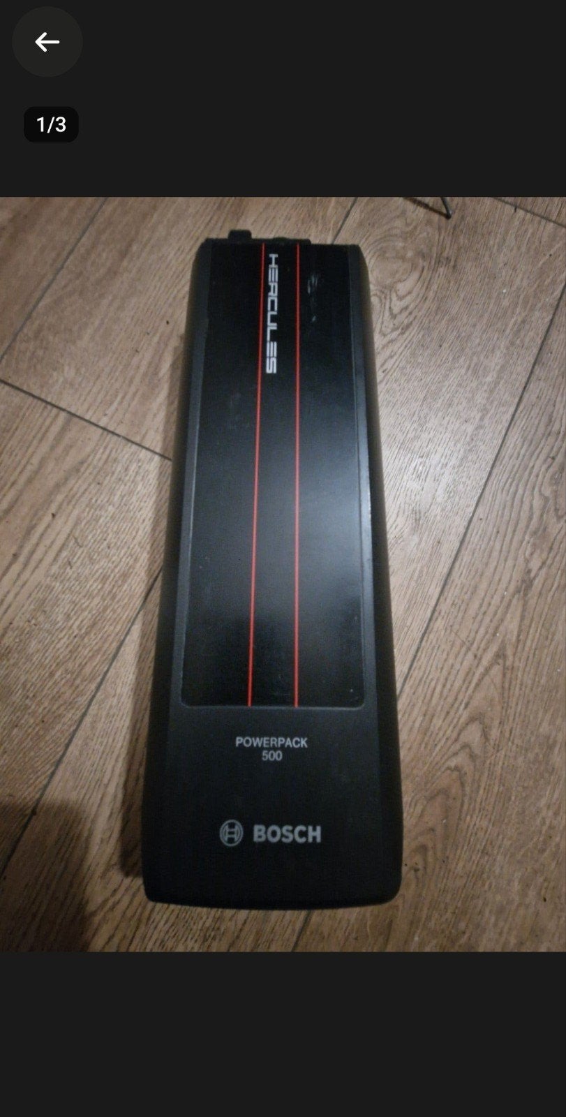 Hercules Bosch PowerPack 500 Accu E-bike, Fietsen en Brommers, Fietsaccessoires | Fietsaccu's, Gebruikt