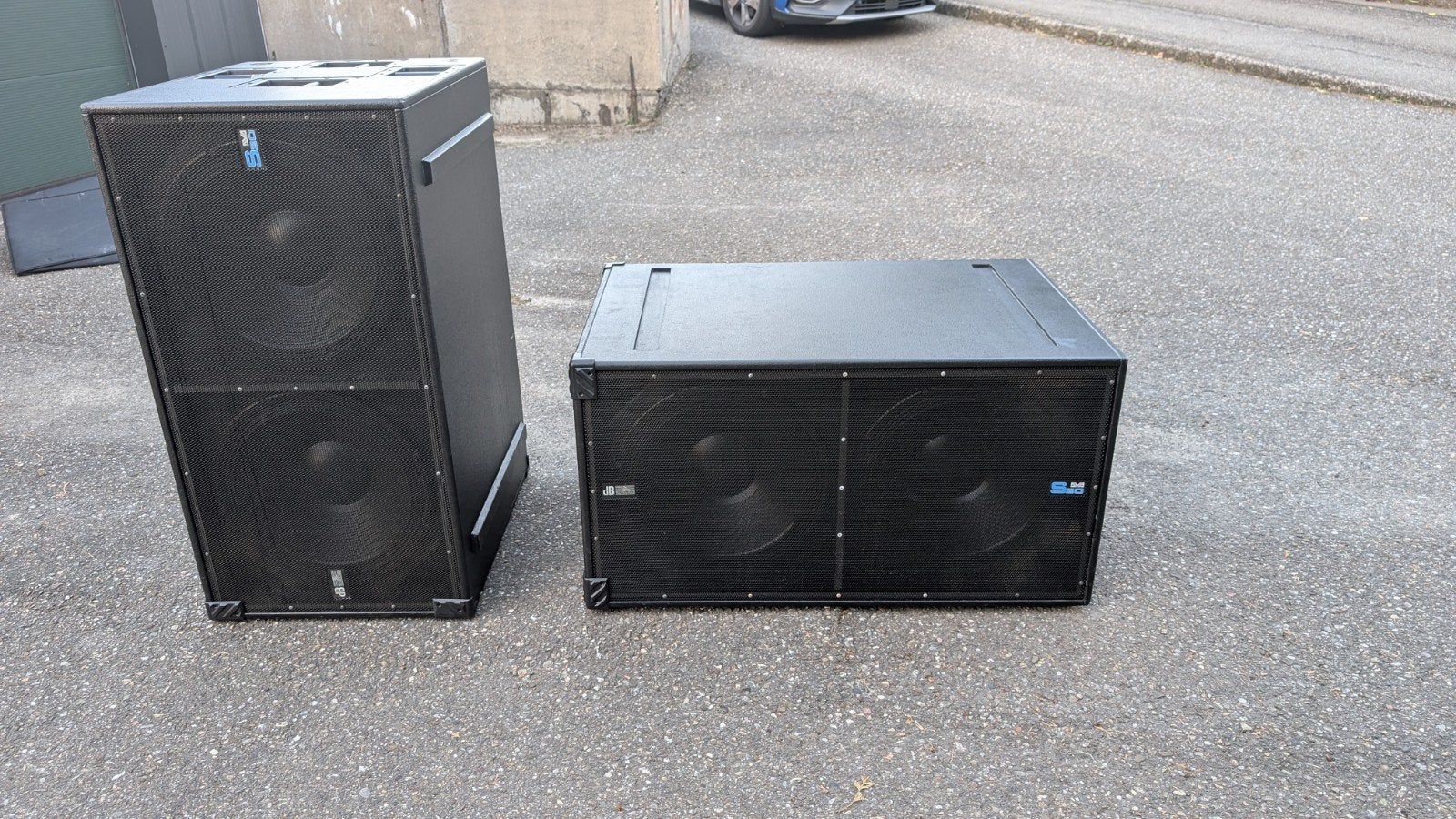 DB Technologies DVA S20DP Subwoofer (2 stuks), Muziek en Instrumenten, Versterkers | Keyboard, Monitor en PA, Ophalen, Gebruikt