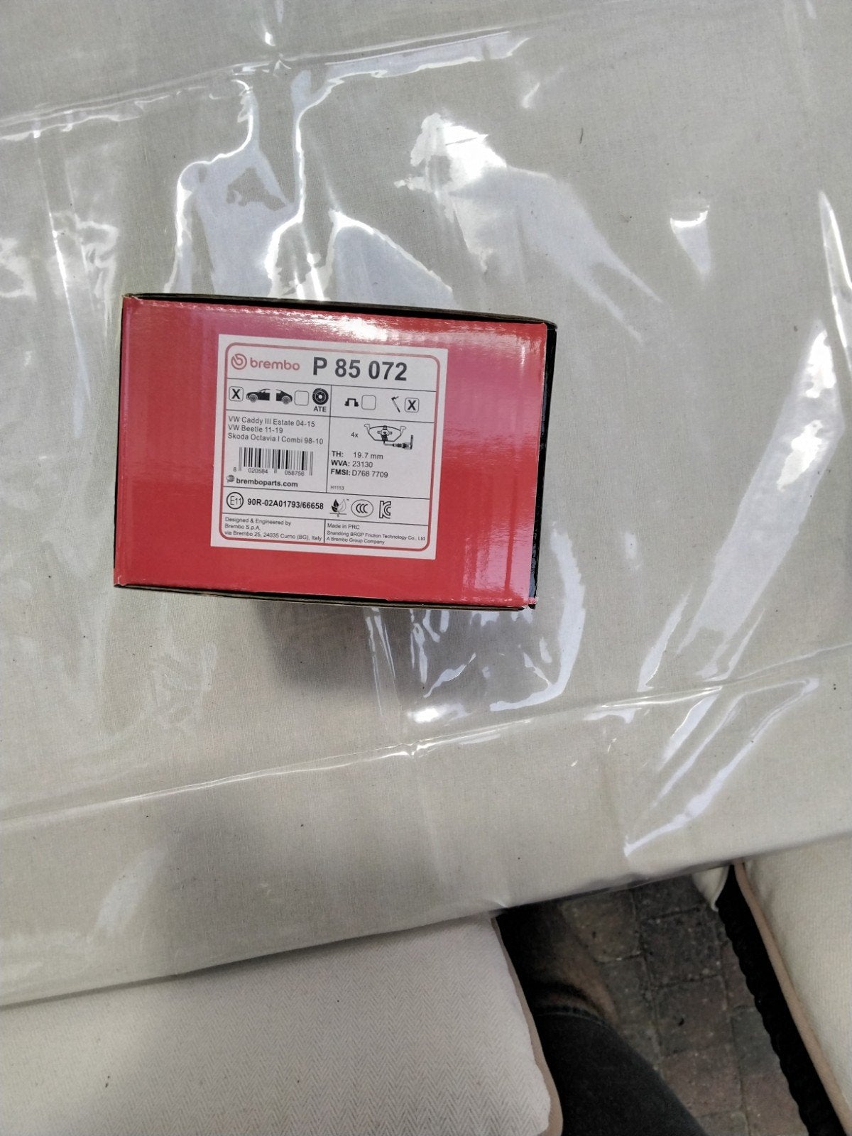 Nieuwe Brembo remblokken - Prime Brake Pads P 85 072, Auto-onderdelen, Ophalen of Verzenden, Nieuw, Seat