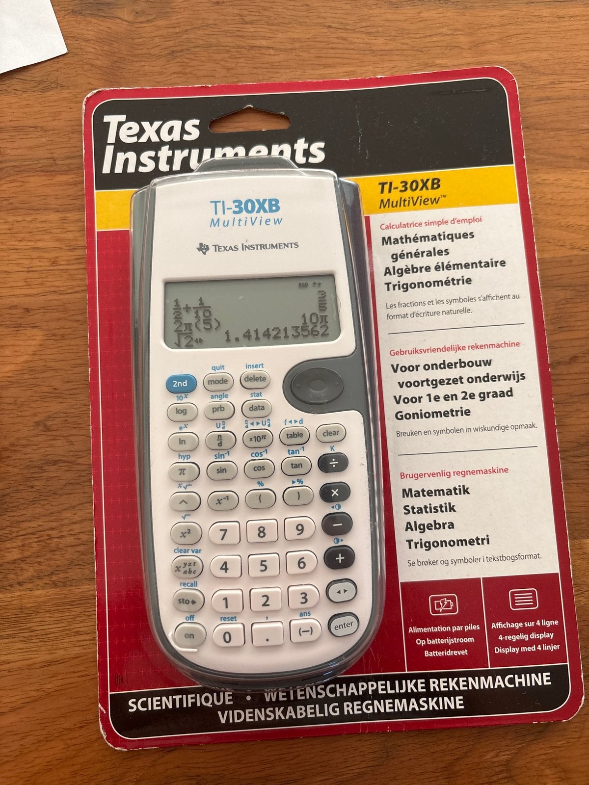 Texas instruments TI-30XB Multiview, Ophalen of Verzenden, Nieuw