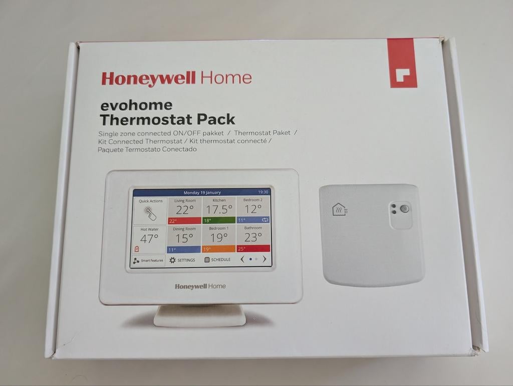 Honeywell Evohome Thermostaat Pack - Slimme APP!, Doe-het-zelf en Verbouw, Thermostaten, Ophalen of Verzenden, Slimme thermostaat