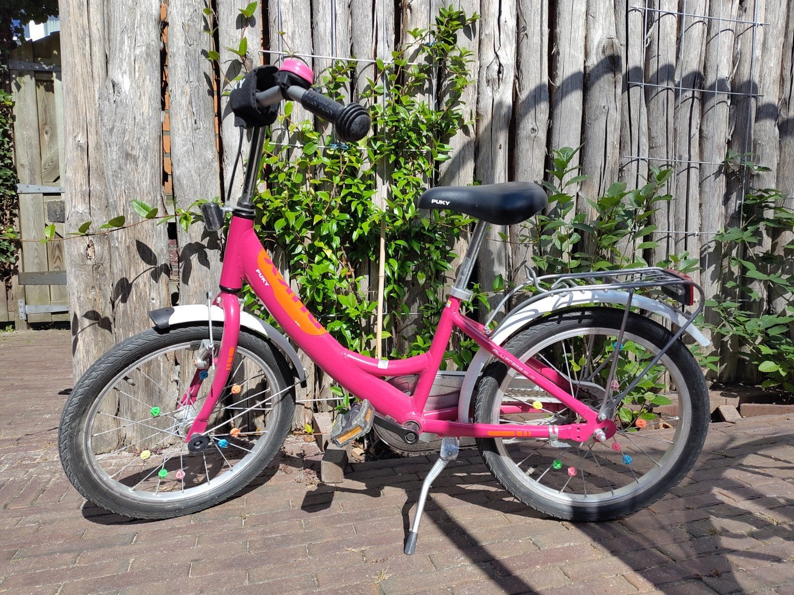 roze Puky kinderfiets 18 inch, Fietsen en Brommers, Fietsen | Kinderfietsjes, Ophalen, Terugtraprem, Puky, 16 tot 20 inch