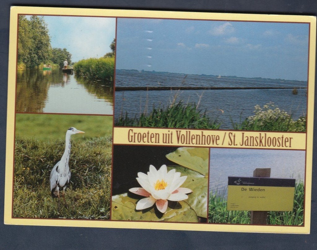 Groeten Vollenhove /St. Jansklooster Gelopen 1998, Verzamelen, Ansichtkaarten | Nederland, Ophalen of Verzenden, 1980 tot heden