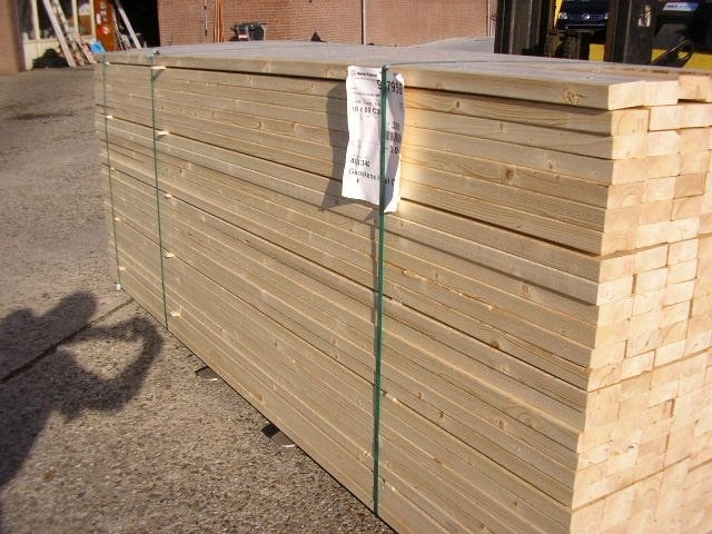 SLS 38 x 89mm Lengtes: 2400-5400mm Bundels met korting, Ophalen, Nieuw, Plank, Overige houtsoorten