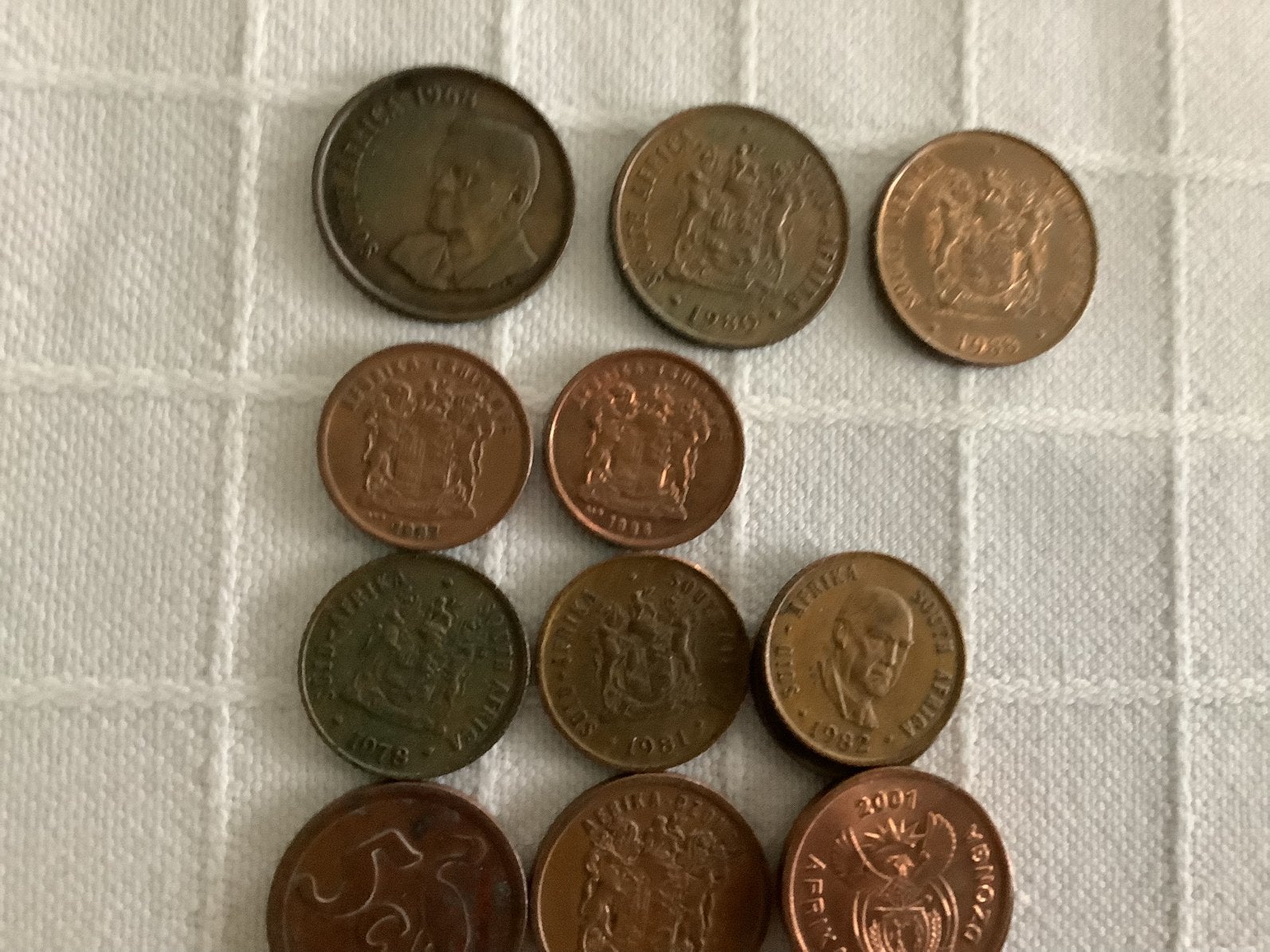 Munten zuid  Afrika, Ophalen of Verzenden, Zuid-Afrika, Losse munt