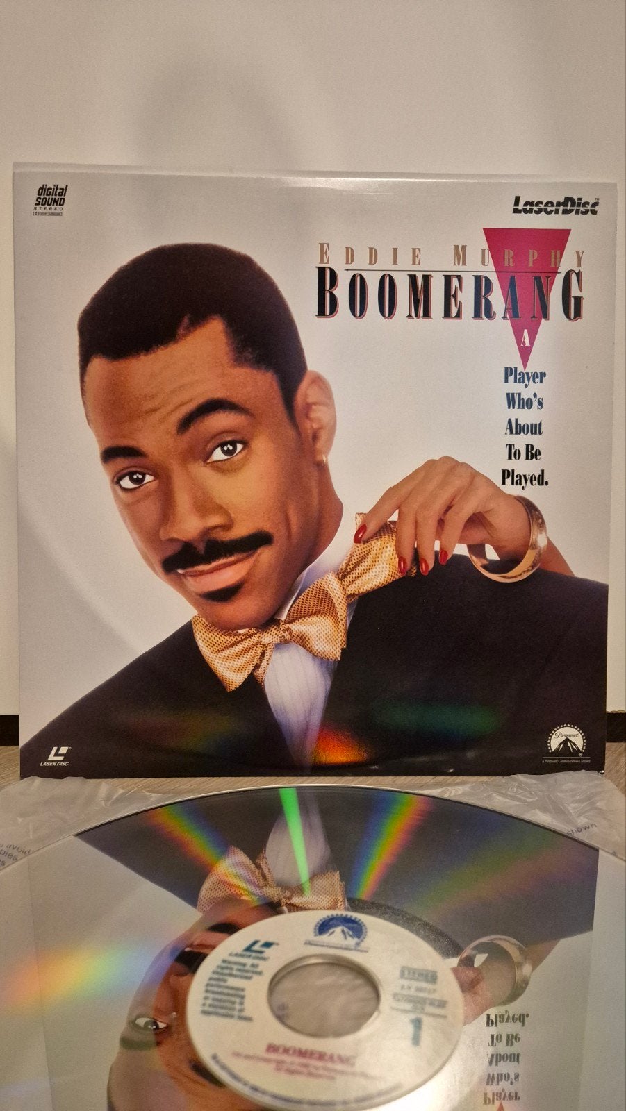 Boomerang Laserdisc, Film en Theater, Ophalen of Verzenden, Zo goed als nieuw, Overige typen