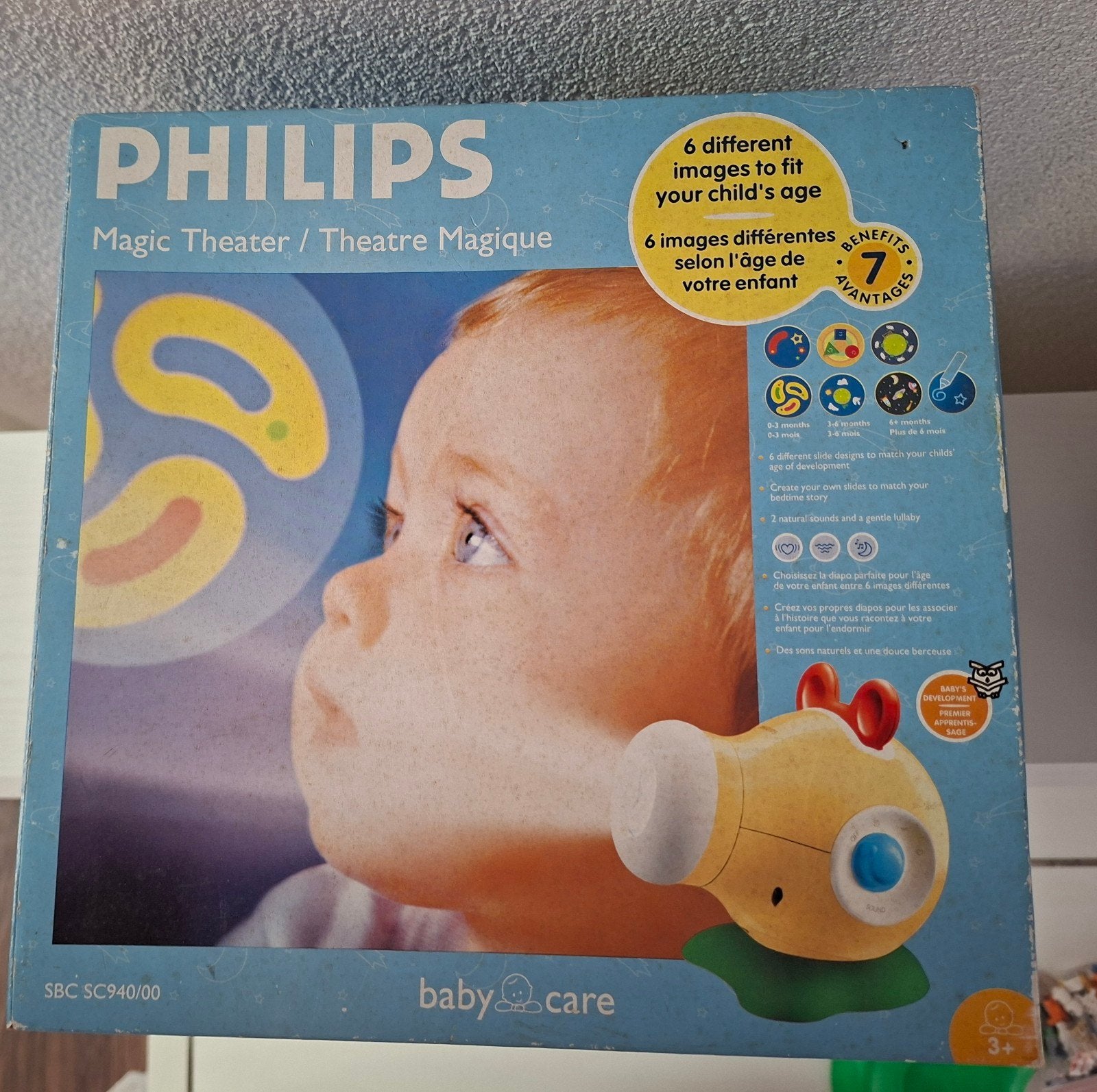 Vintage baby projector van Philips (magic theater), Ophalen of Verzenden, Gebruikt