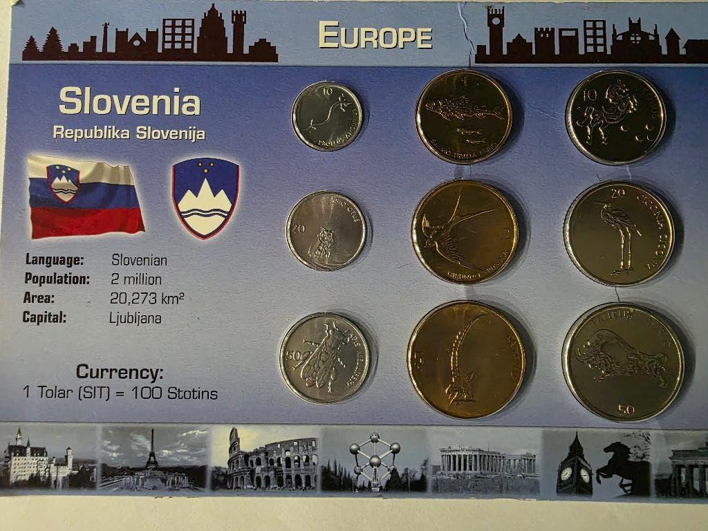 te koop setje munten slovenia zie foto, Ophalen of Verzenden, Overige landen, Setje