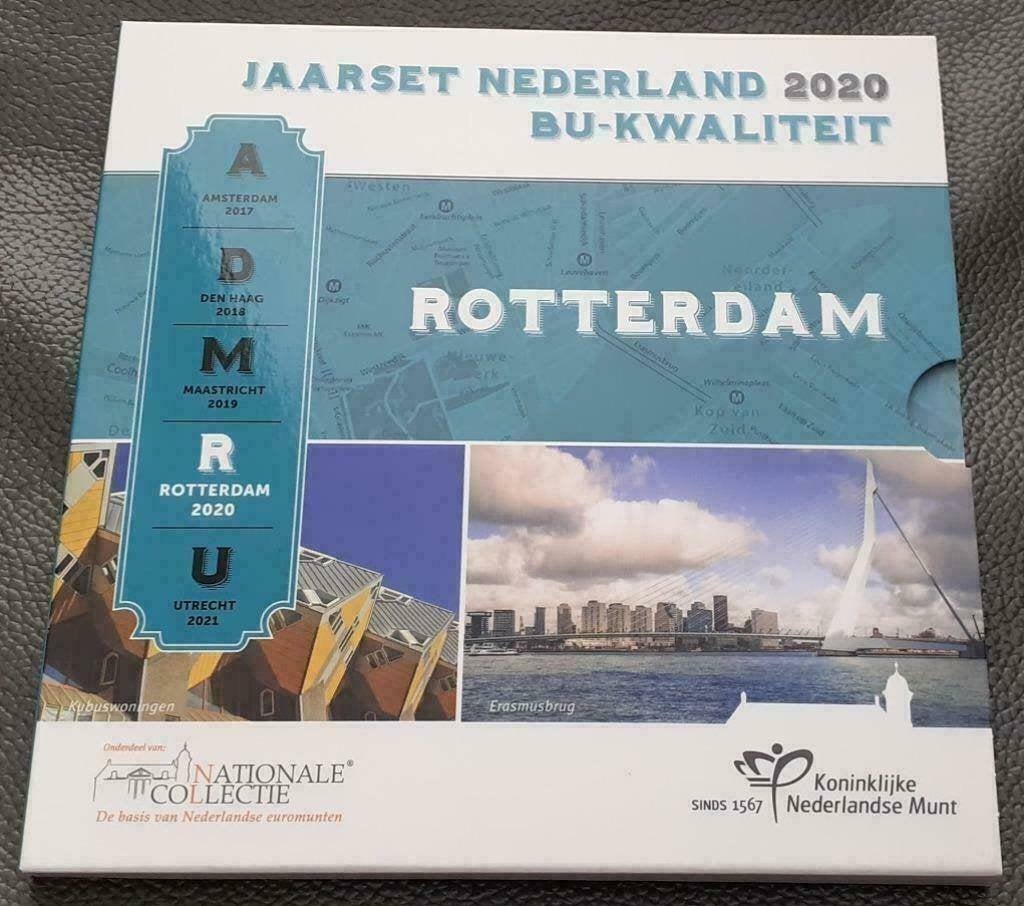 Jaarset Nederland 2020 Rotterdam in BU-kwaliteit, Postzegels en Munten, Munten | Nederland, Verzenden, Koningin Beatrix, Euro's