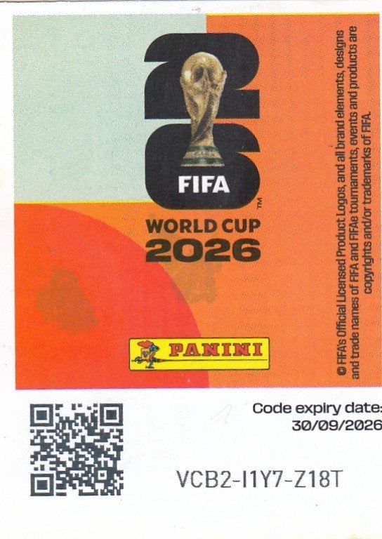 FIFA WK 26 STIKKERS - UPDATE 5 JULI 2026 - GEVR - AANGEB., Verzenden, Nieuw, Buitenlandse clubs, Spelerskaart