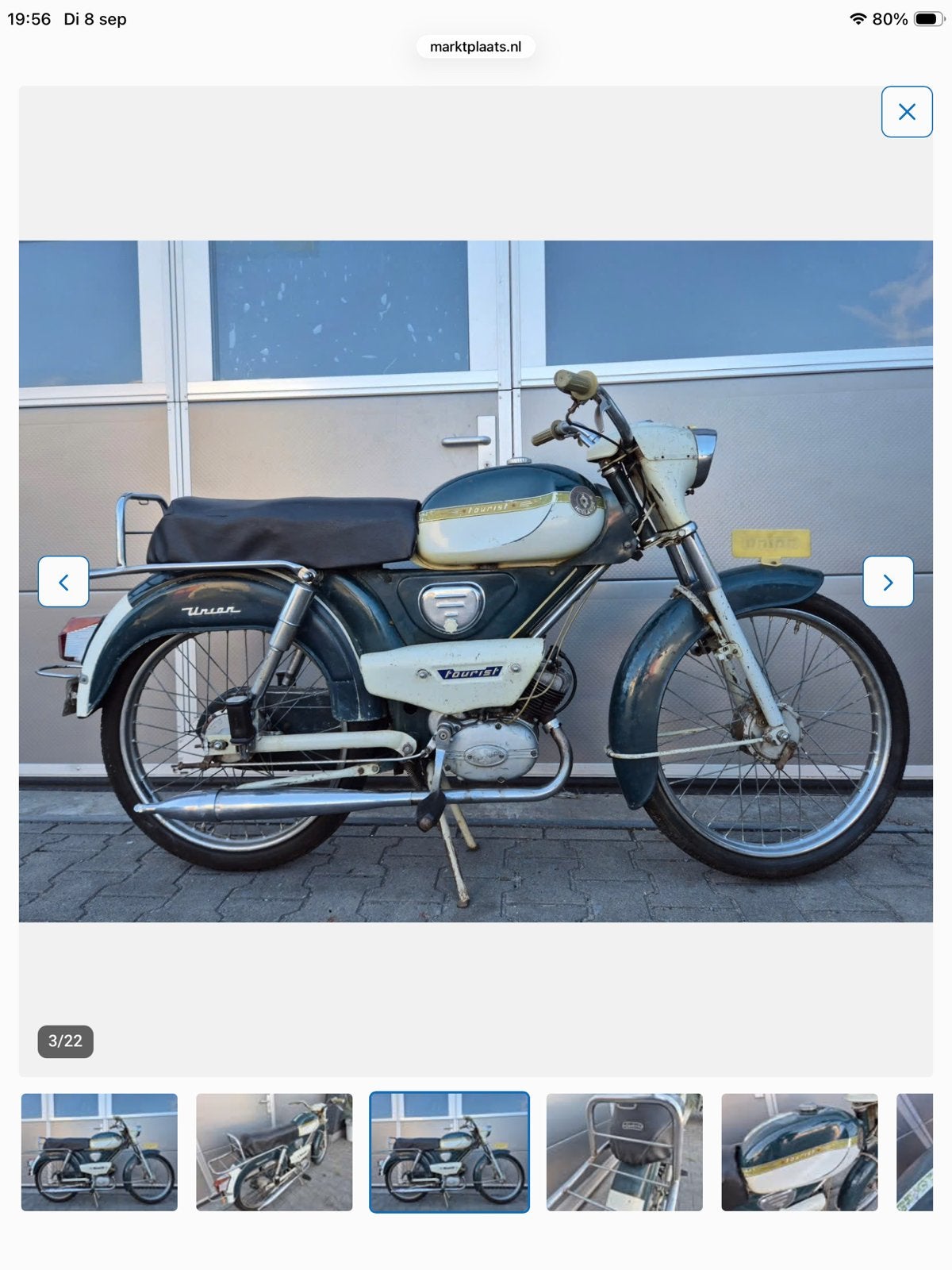 Gezocht: Achterrek en Buddy Seat voor Union Tourist, Ophalen, Gebruikt, Zadel