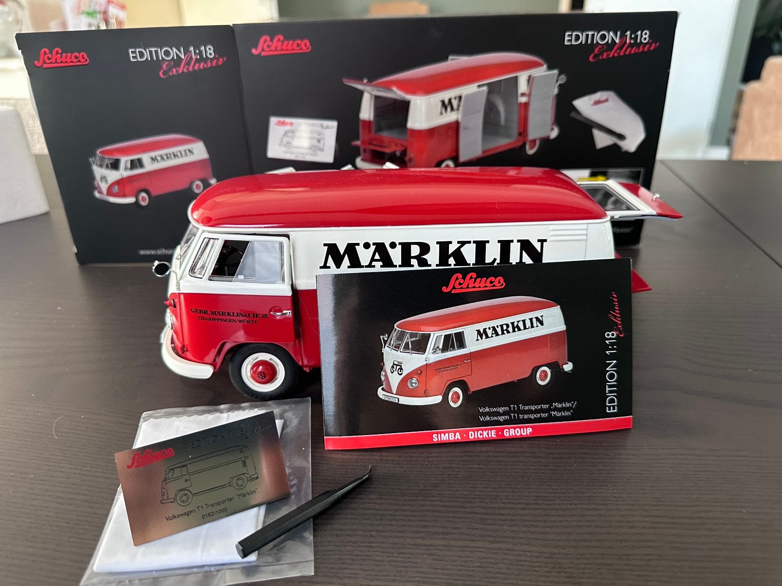 Schuco Volkswagen Märklin Exklusiv Edition 1:18, Hobby en Vrije tijd, Modelbouw | Auto's en Voertuigen, Overige merken, Auto, Groter dan 1:32