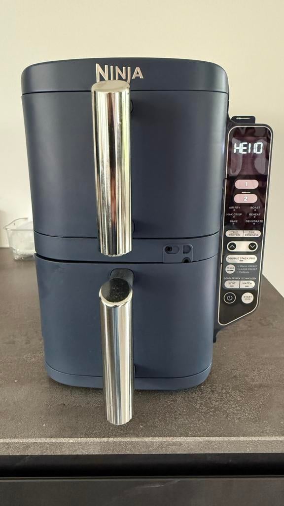 Ninja double stack airfryer XXL, Witgoed en Apparatuur, Ophalen of Verzenden, Zo goed als nieuw, Airfryer XXL, 1500 gram of meer